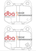 DBA 03-06 EVO / 04-09 STi / 03-07 350Z Track Edition/G35 w/ Brembo XP650 Rear Brake Pads (view 3)