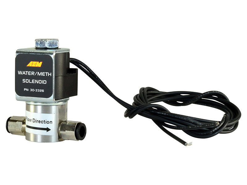 AEM Water/Methanol Injection System - High-Flow Low-Current WMI Solenoid - 200PSI 1/8in-27NPT In/Out (view 8)