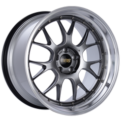 BBS LM-R 20x11 5x114.3 ET20 CB66 Diamond Black Center Diamond Cut Lip Wheel