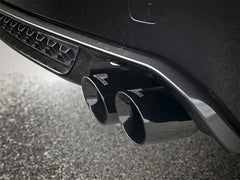 aFe MACH Force-Xp 3.5in. 304 SS C/B Exhaust w/o Muffler 15-18 BMW X5 M V8-4.4L (tt) - Black Tip