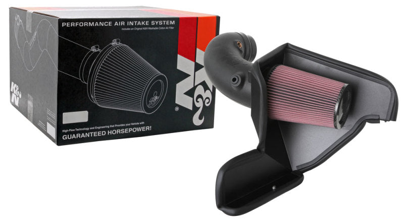 K&N 20-21 Ford Mustang GT500 5.2L V8 AirCharger Performance Intake (view 4)