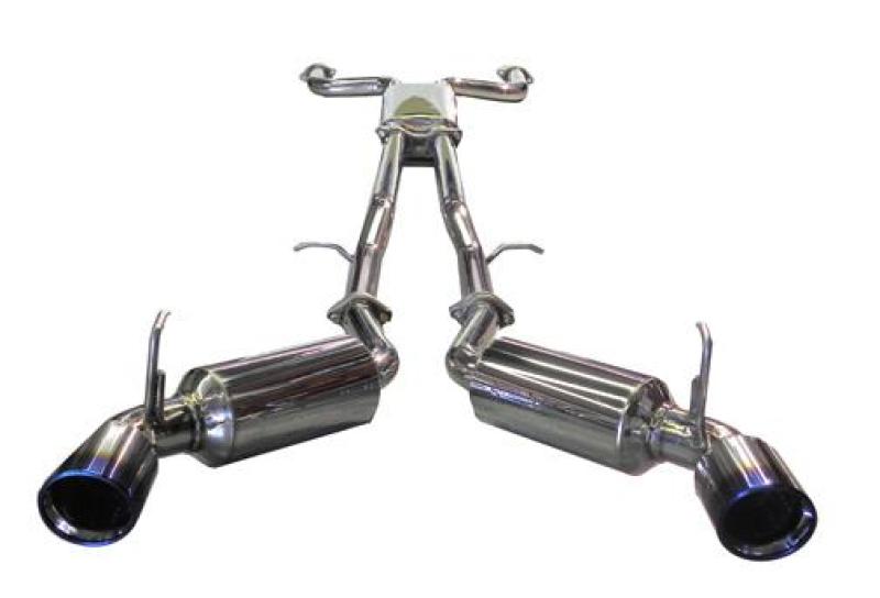 Injen 03-08 350Z Dual 60mm SS Cat-Back Exhaust w/ Built In Resonated X-Pipe (view 4)