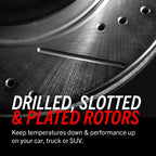 Power Stop 04-09 Cadillac XLR Rear Evolution Drilled & Slotted Rotors - Pair (view 6)
