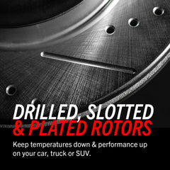 Power Stop 15-22 Ford Mustang Front Drilled & Slotted Rotor - Pair