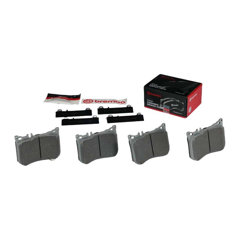Brembo OE 15-18 Mercedes-Benz CLS63 AMG S/14-16 E63 AMG S/2015 SLS AMG Ceramic Brake Pad - Rear (view 4)