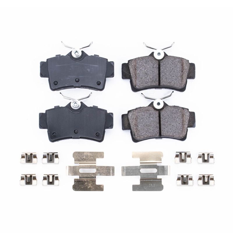 Power Stop 94-04 Ford Mustang Rear Z17 Evolution Ceramic Brake Pads w/Hardware Main image