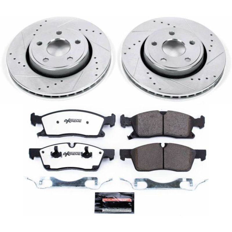 Power Stop 11-19 Dodge Durango Front Z36 Truck & Tow Brake Kit Main image