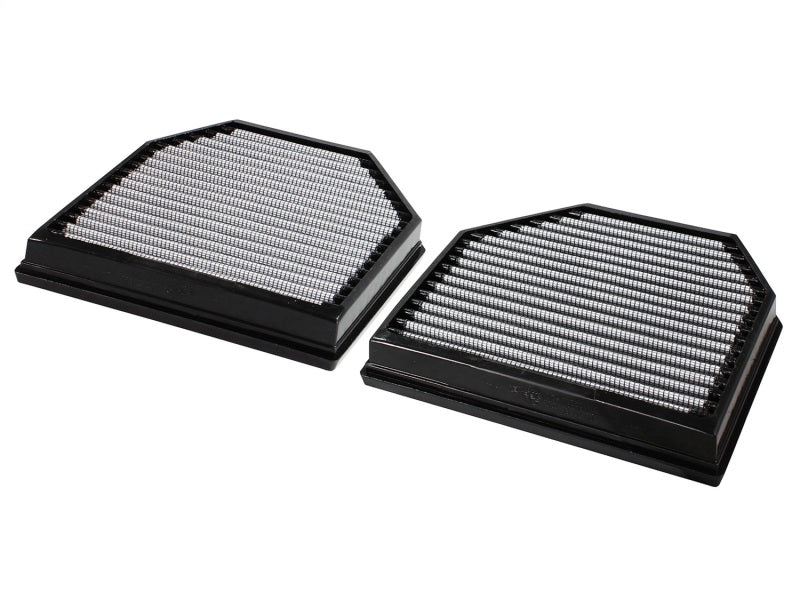 aFe MagnumFLOW OEM Replacement Air Filter PRO Dry S 2015 BMW M3/M4 (F80/F82) 3.0L S55 (tt) Qty. 2 (view 8)