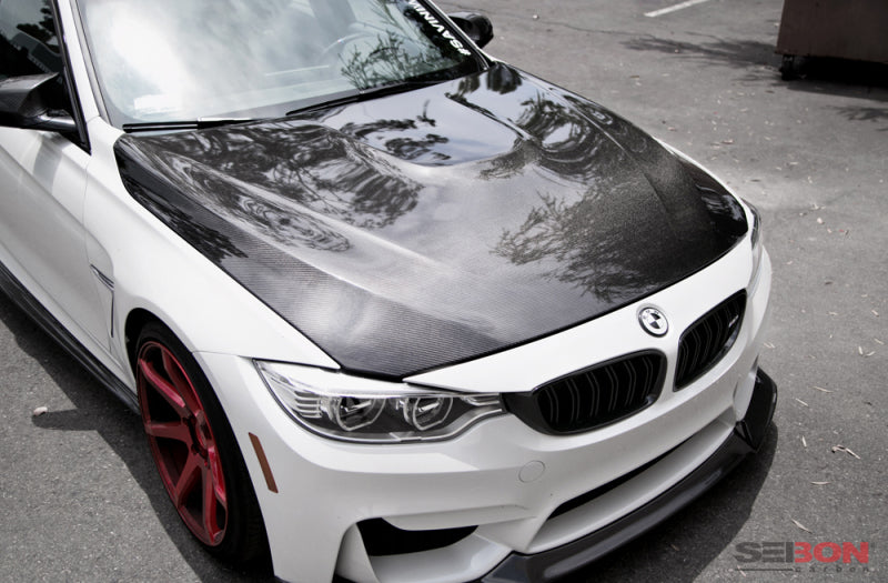 Seibon 2014+ BMW F80 OE Style Carbon Fiber Hood (view 9)