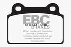 EBC 08-16 Mitsubishi Lancer Evo 10 2.0 Turbo (1 piece rotor) Bluestuff Rear Brake Pads (view 5)