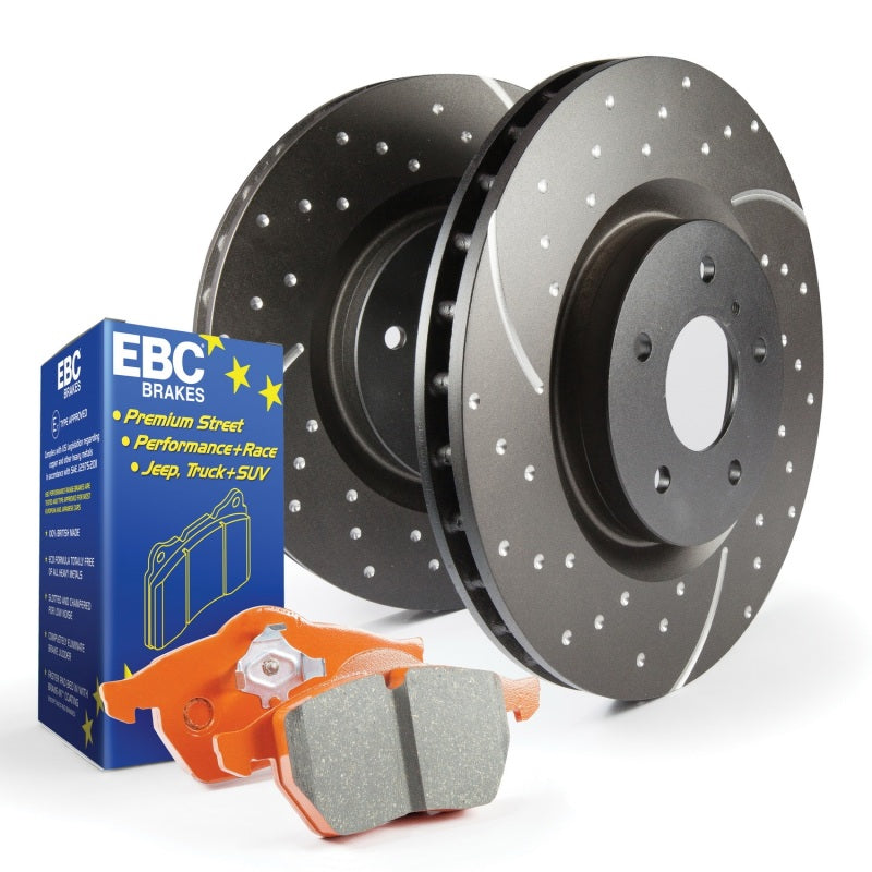 EBC S8 Kits Orangestuff Pads and GD Rotors (view 3)