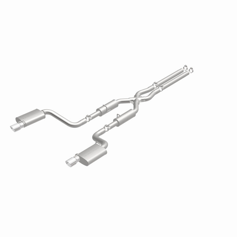 MagnaFlow 11-12 Dodge Charger SRT-8 Hemi Dual Split Rear Exit Stainless Cat-Back Performance Exhaust (view 37)