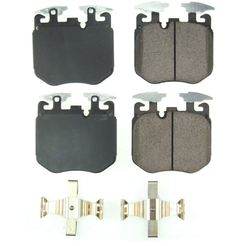 Power Stop 17-19 BMW 540i Front Z17 Evolution Ceramic Brake Pads w/Hardware Main image