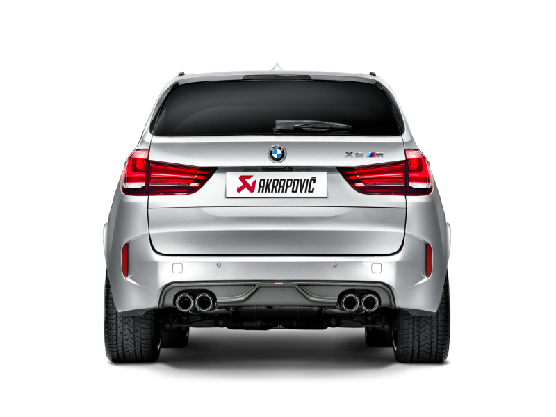 Akrapovic 15-17 BMW X5M (F85) Evolution Line Cat Back (Titanium) w/ Carbon Tips (view 9)