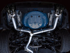 AWE Tuning 2022+ VB Subaru WRX Track Edition Exhaust - Diamond Black Tips (view 9)