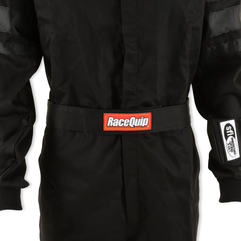 RaceQuip Black SFI-1 1-L Suit - XL