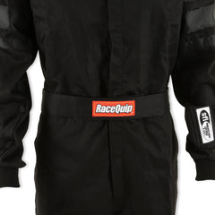 RaceQuip Black SFI-1 1-L Suit - 2XL