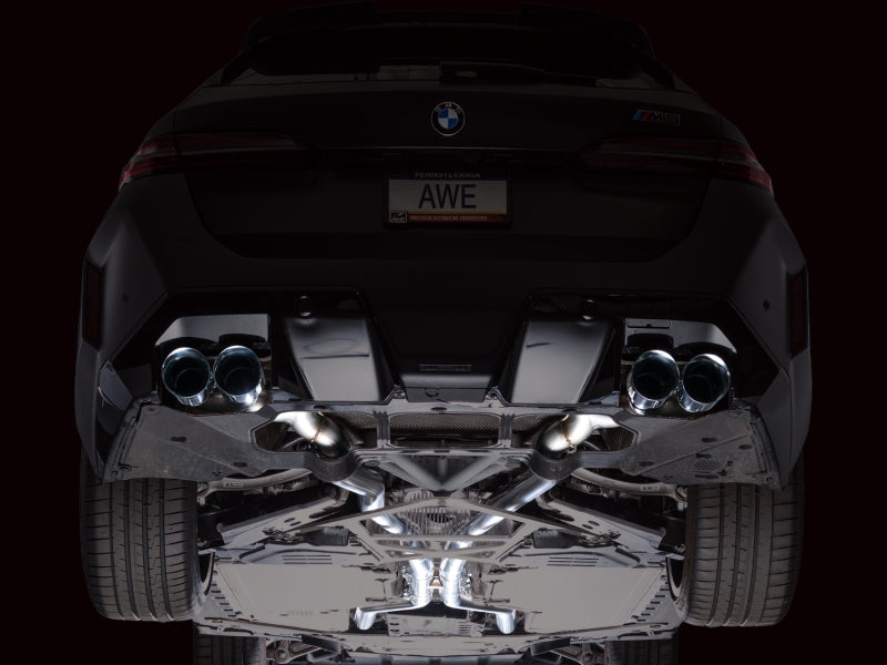 AWE Tuning BMW G90/G99 M5 Touring Edition Cat-Back Exhaust - Chrome Silver Tips (view 17)