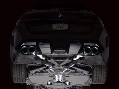 AWE Tuning BMW G90/G99 M5 Touring Edition Cat-Back Exhaust - Chrome Silver Tips