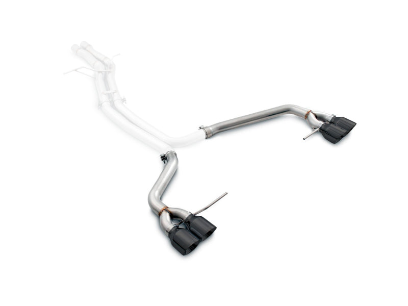 AWE Tuning Porsche Macan Track Edition Exhaust System - Diamond Black 102mm Tips Main image