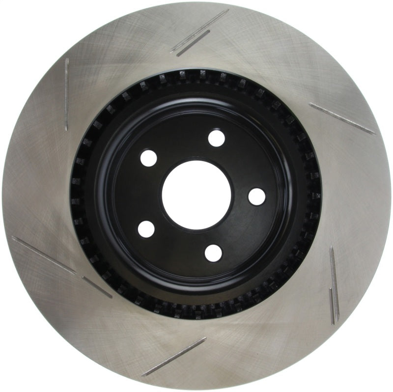 StopTech 12-18 Jeep Grand Cherokee SRT8 (380mm Front Disc) Front Left Slotted Sport Brake Rotor (view 6)
