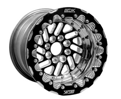 Belak 15x3.5 / 2.25in BS / 4x100 BP / Series Twisted Wheel - Monoblock
