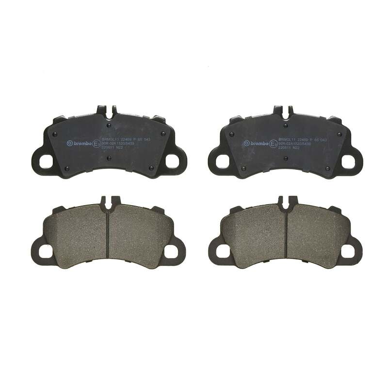 Brembo 2024 Porsche Macan Front Premium Low-Met OE Equivalent Pad (view 3)
