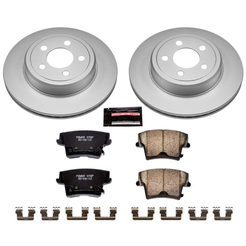 Power Stop 05-19 Chrysler 300 Rear Z17 Evolution Geomet Coated Brake Kit Main image