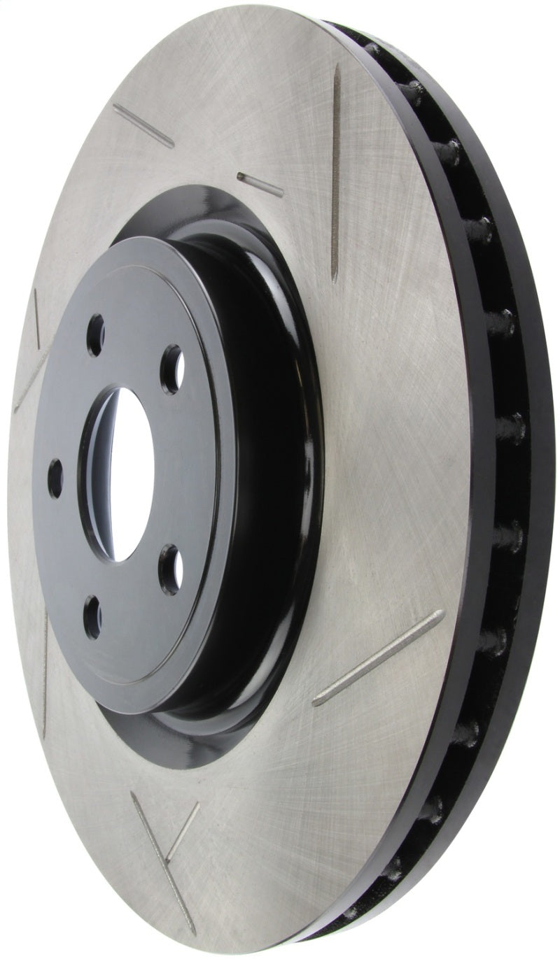 StopTech 12-18 Jeep Grand Cherokee SRT8 (380mm Front Disc) Front Left Slotted Sport Brake Rotor (view 7)