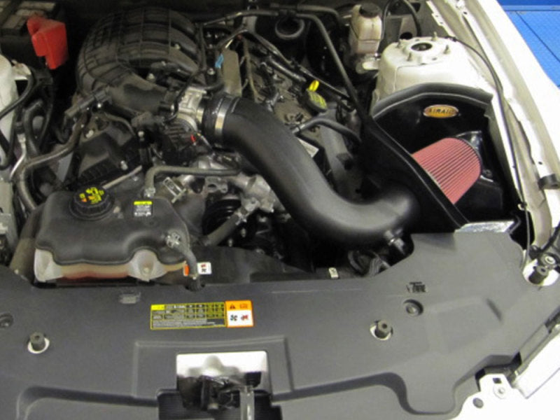 Airaid 11-14 Ford Mustang 3.7L V6 MXP Intake System w/ Tube (Dry / Red Media) (view 2)