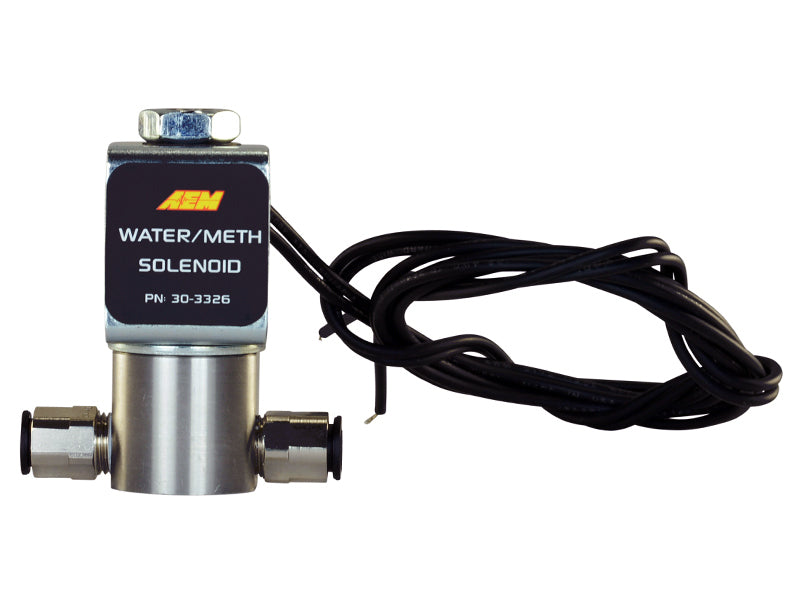 AEM Water/Methanol Injection System - High-Flow Low-Current WMI Solenoid - 200PSI 1/8in-27NPT In/Out (view 9)