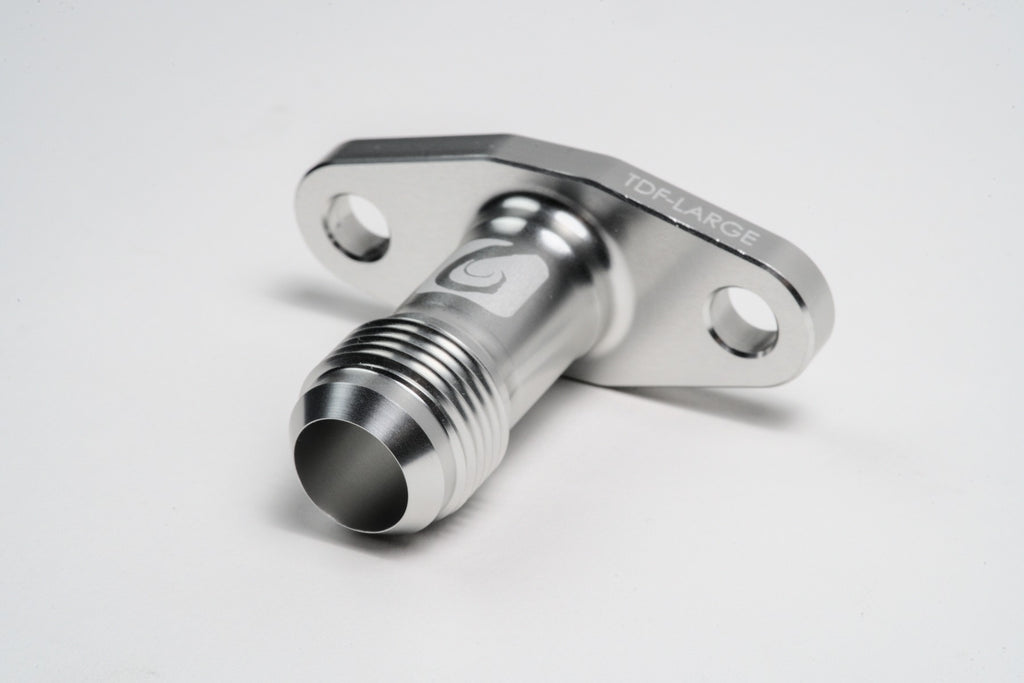 Full Race Large Turbo Drain Flange -10AN