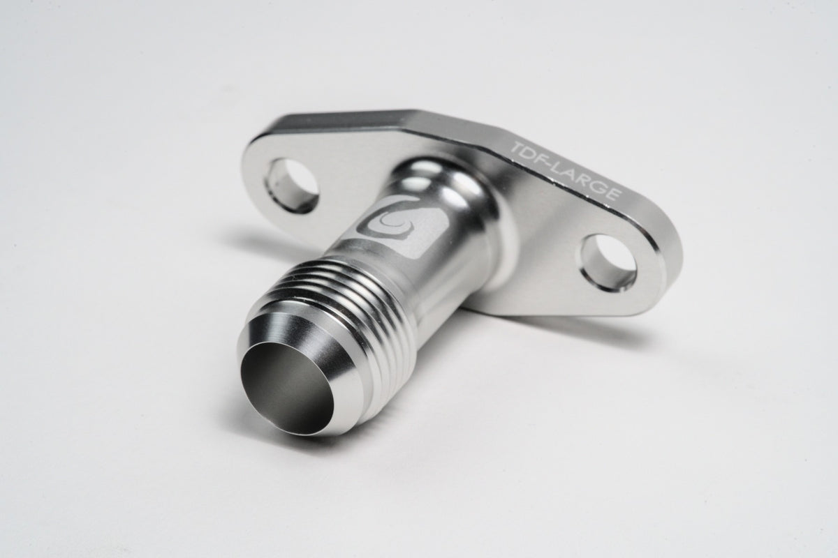 Full Race Large Turbo Drain Flange -10AN