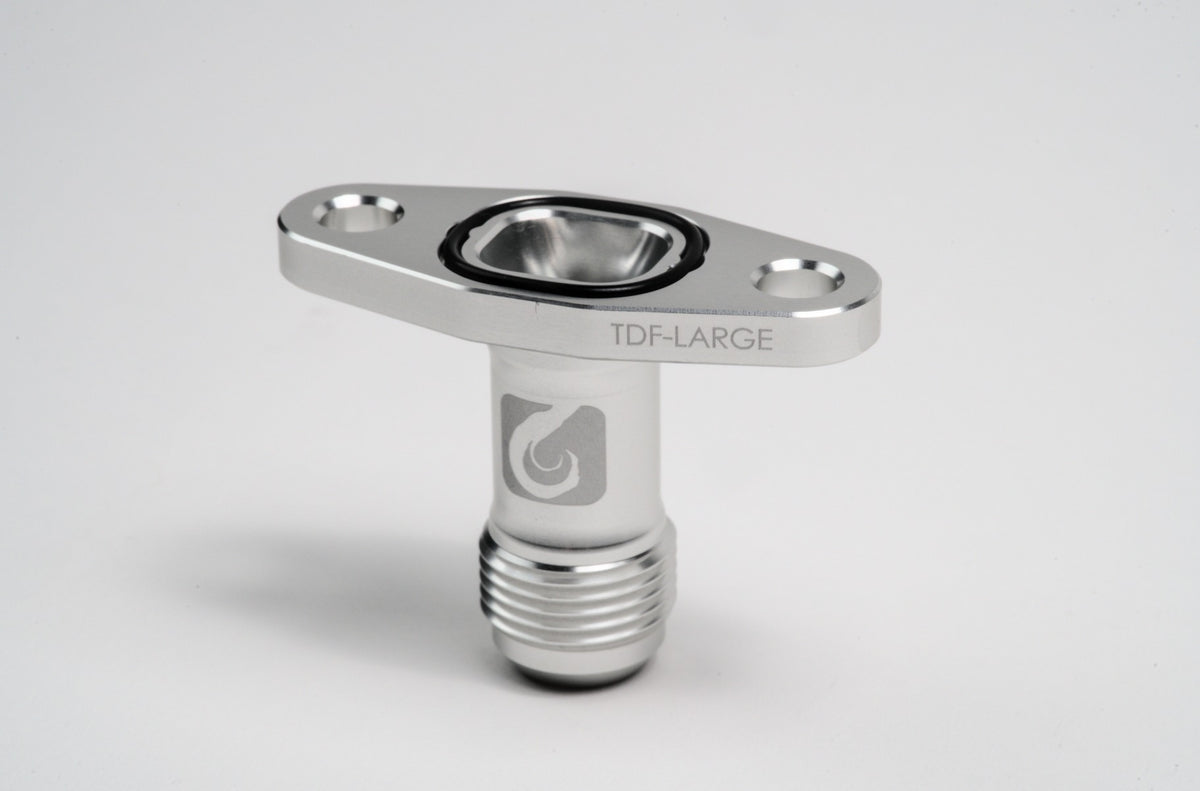 Full Race Large Turbo Drain Flange -10AN