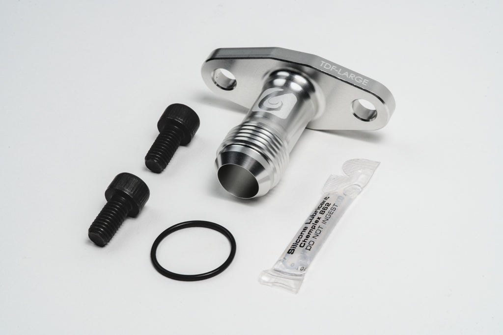 Full Race Large Turbo Drain Flange -10AN