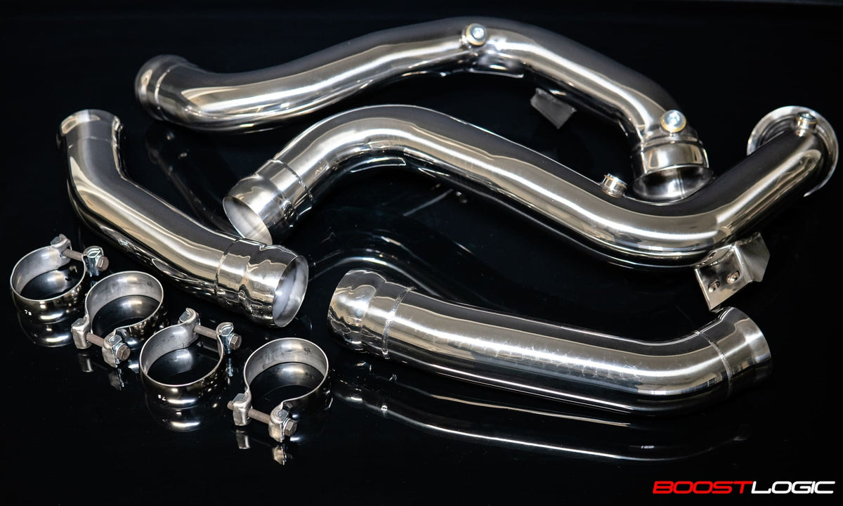 Boost Logic Mercedes C63 4.0T Downpipes Main image
