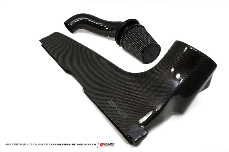 AMS Performance 2015+ VW Golf R MK7 Carbon Fiber Intake (view 3)