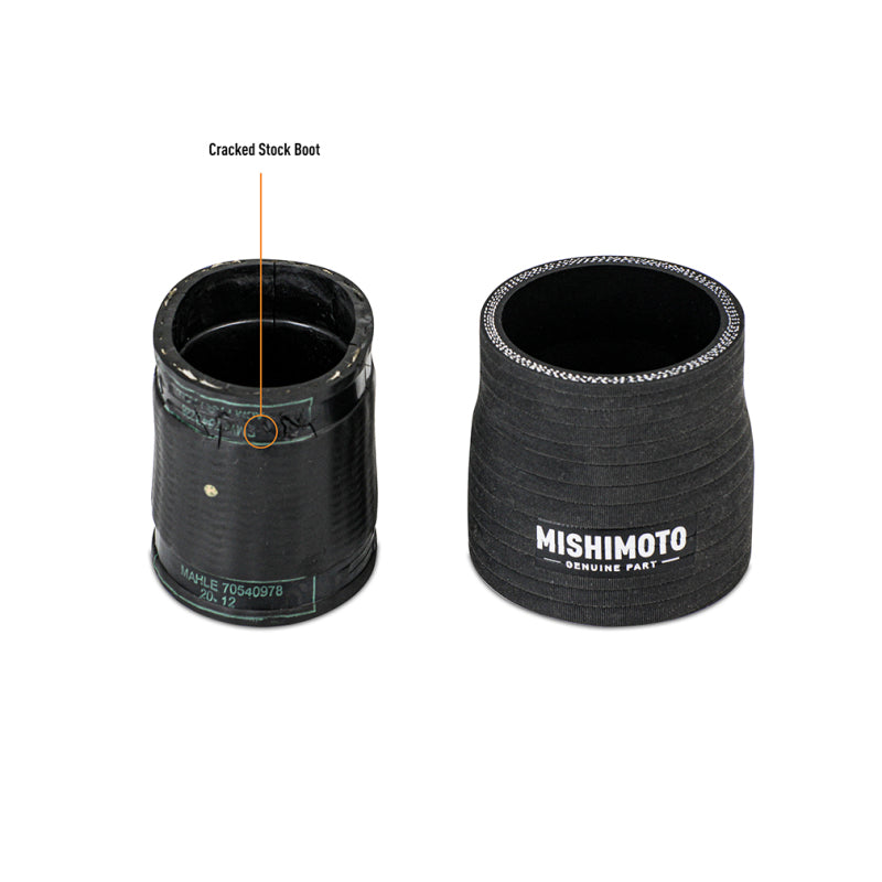 Mishimoto 12-16 BMW F10 M5 Intercooler Pipe Kit Micro Wrinkle Black (view 9)