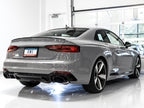 AWE Tuning Audi B9 RS 5 Sportback Touring Edition Exhaust-Non Resonated- Diamond Black RS Style Tips (view 4)