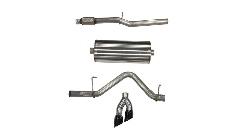 Corsa 19-24 Chevy Silverado 1500 5.3L Crew Cab Short Bed Sport Cat-Back Dual Rear Exit w/ Black Tips Secondary image