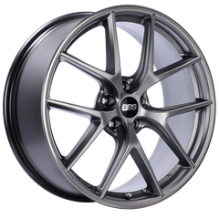 BBS CI-R 20x8.5 5x112 ET32 Platinum Silver Polished Rim Protector Wheel -82mm PFS/Clip Required