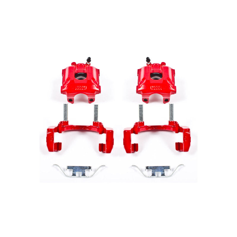 Power Stop 01-06 BMW M3 Rear Red Calipers - Pair Main image