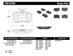 StopTech 02-08 Audi A4 Quattro / 2/99-02 Audi S4 / 93-10 VW Golf GL/GLS Performance Rear Brake Pads (view 3)
