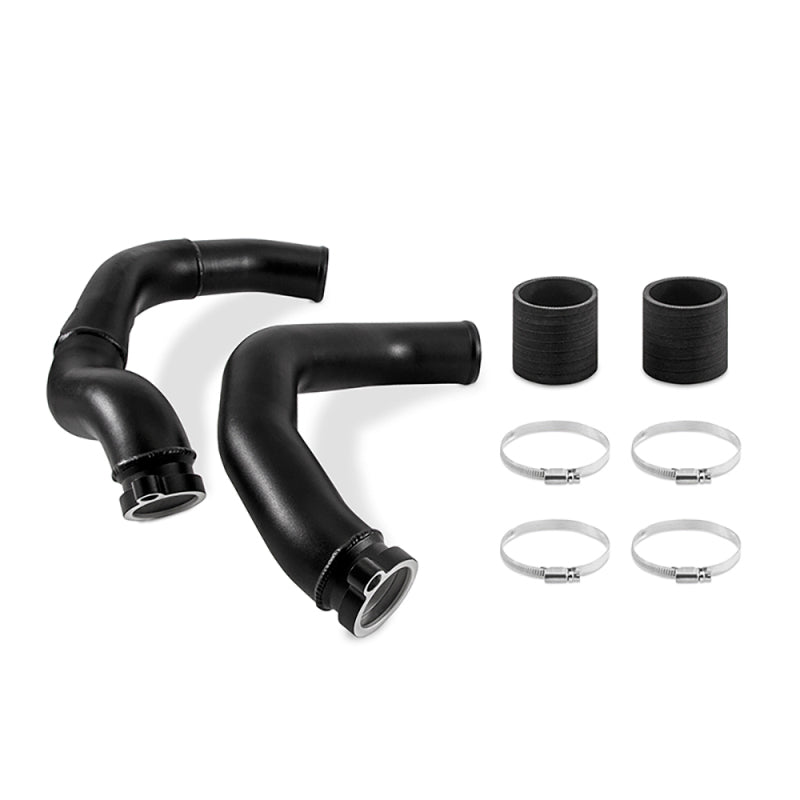 Mishimoto 2015+ BMW F8X M3/M4 Charge Pipe Kit - Wrinkle Black (view 2)