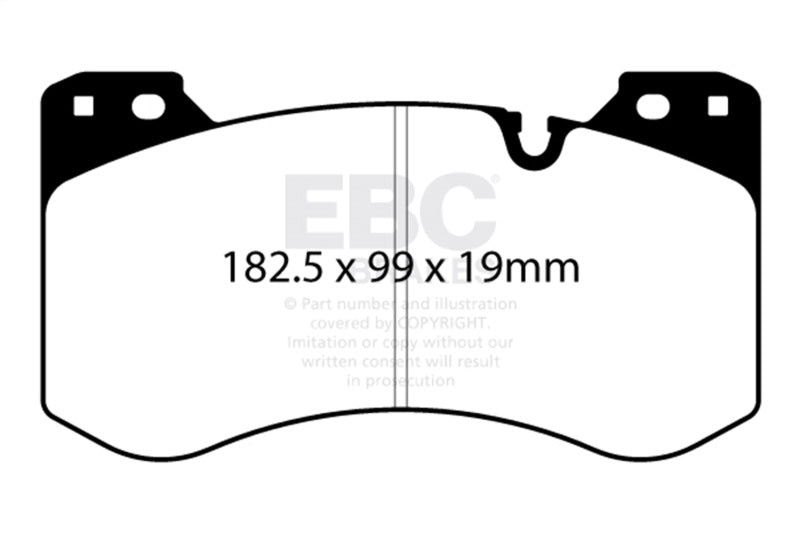 EBC 2021+ BMW M3/M4 3.0TT (G80/G82/G83) Yellowstuff Front Brake Pads Main image