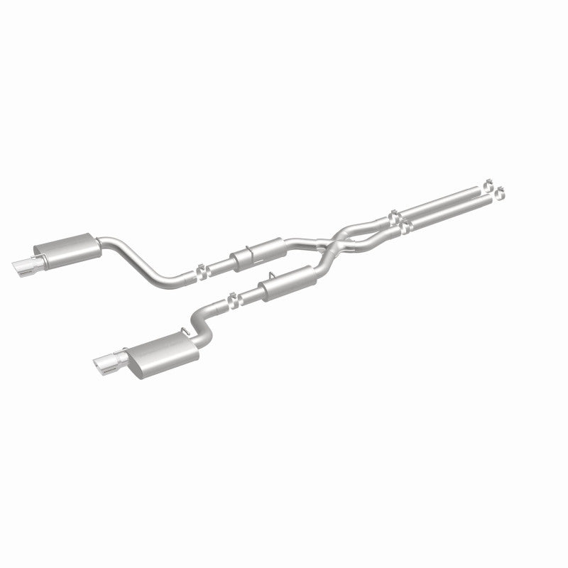 MagnaFlow 11-12 Dodge Charger SRT-8 Hemi Dual Split Rear Exit Stainless Cat-Back Performance Exhaust (view 39)