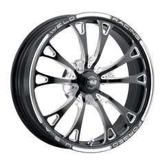 Weld V-Series 1-Piece 17x4.5 / 5x4.5 BP / 2.2in. BS Gloss Black Milled Wheel