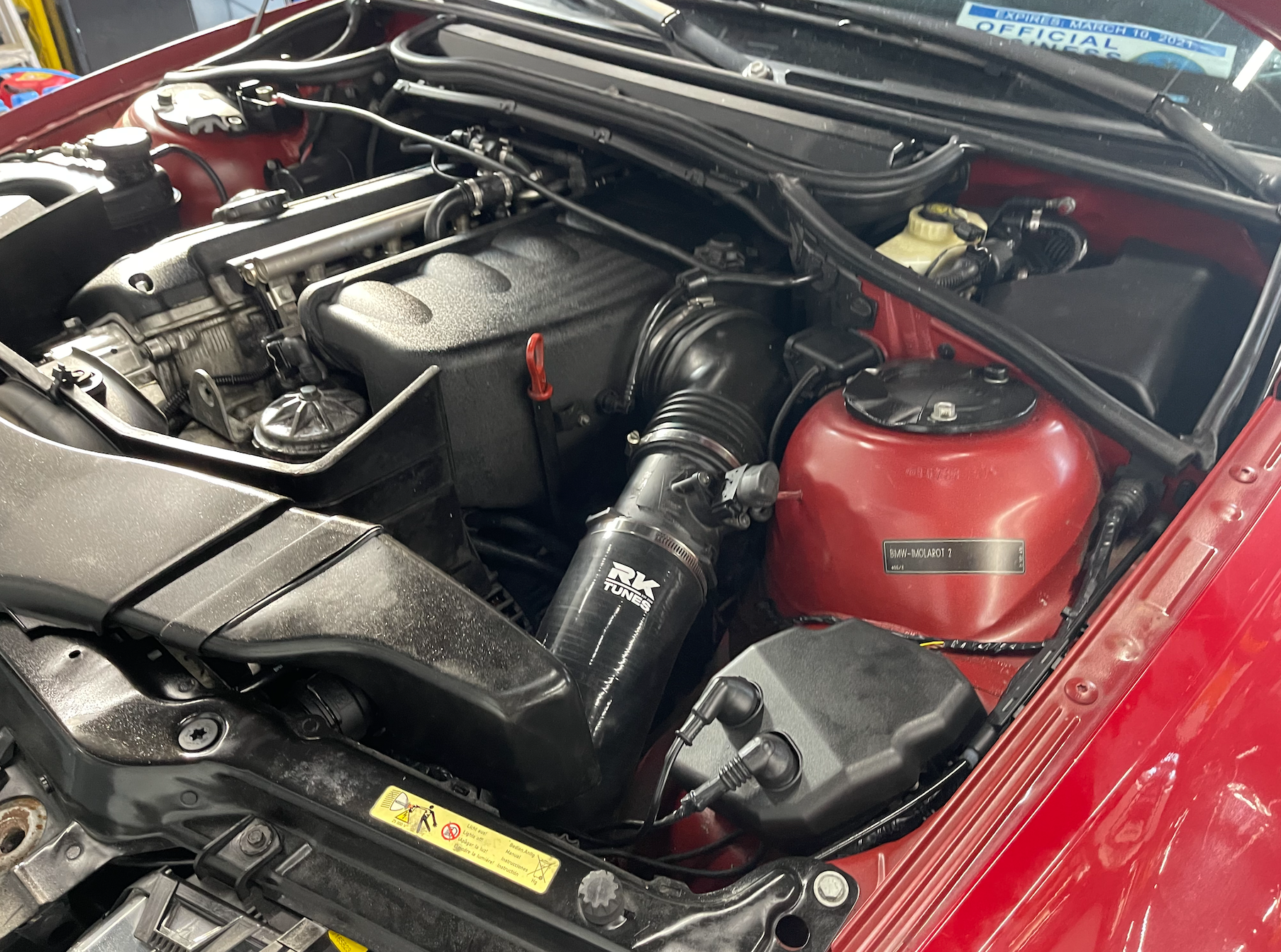 E46 M3 Reinforced Silicone Cold Air Intake For S54 Secondary image