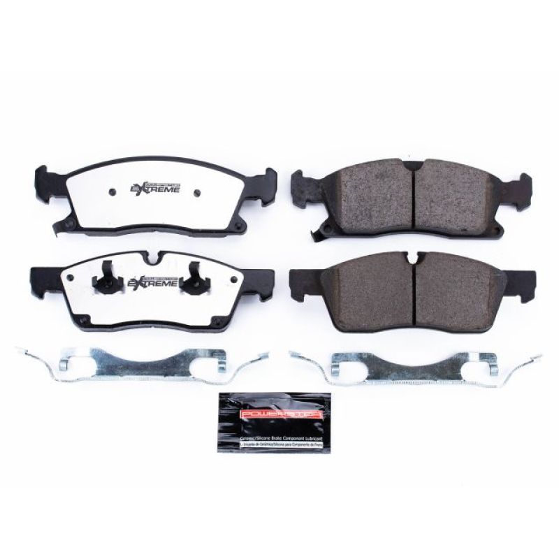 Power Stop 11-16 Dodge Durango Front Z36 Truck & Tow Brake Pads w/Hardware Main image