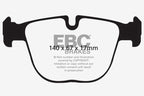 EBC 10+ BMW X5M 4.4 Twin Turbo Redstuff Rear Brake Pads (view 5)